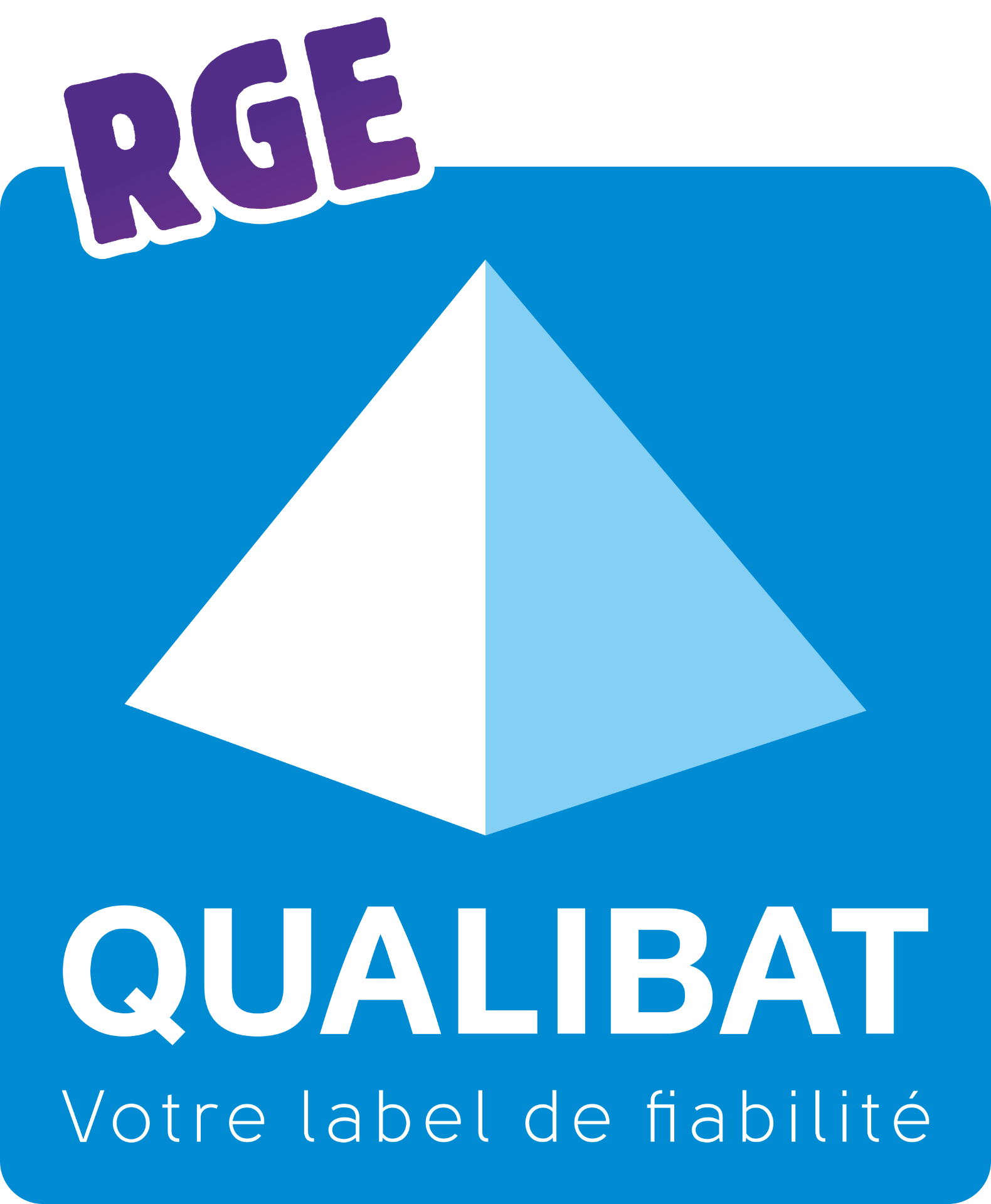 Logo officiel RGE Qualibat — Reconnu Garant de l'Environnement